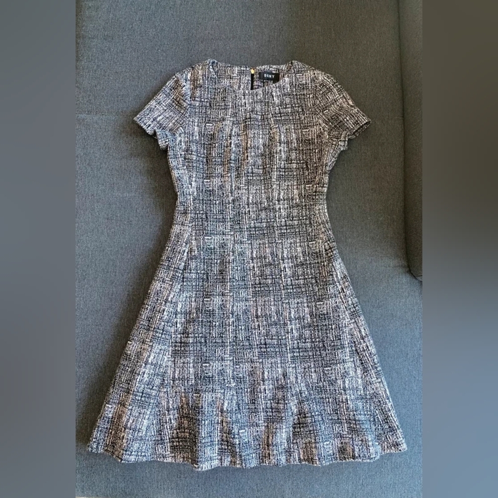 Elegant Black and White Women's Dress